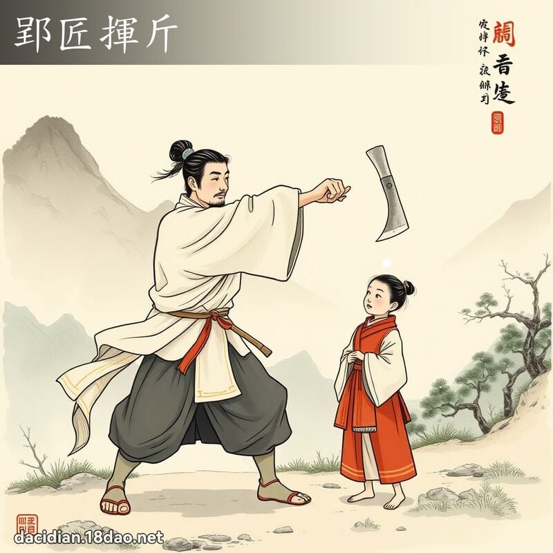 郢匠揮斤 配图