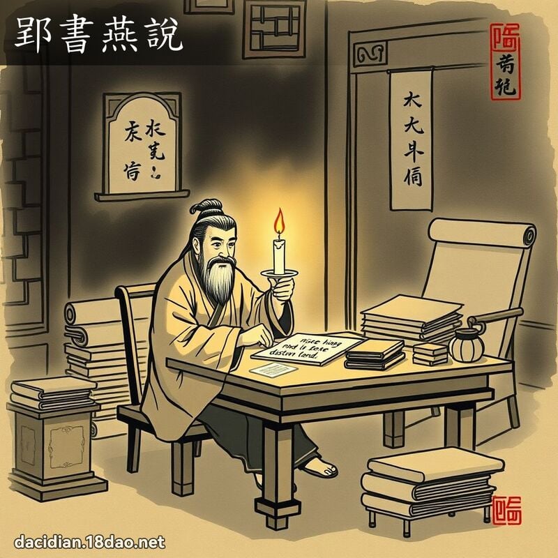 郢書燕說 配图