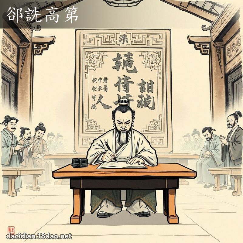 郤詵高第 配图