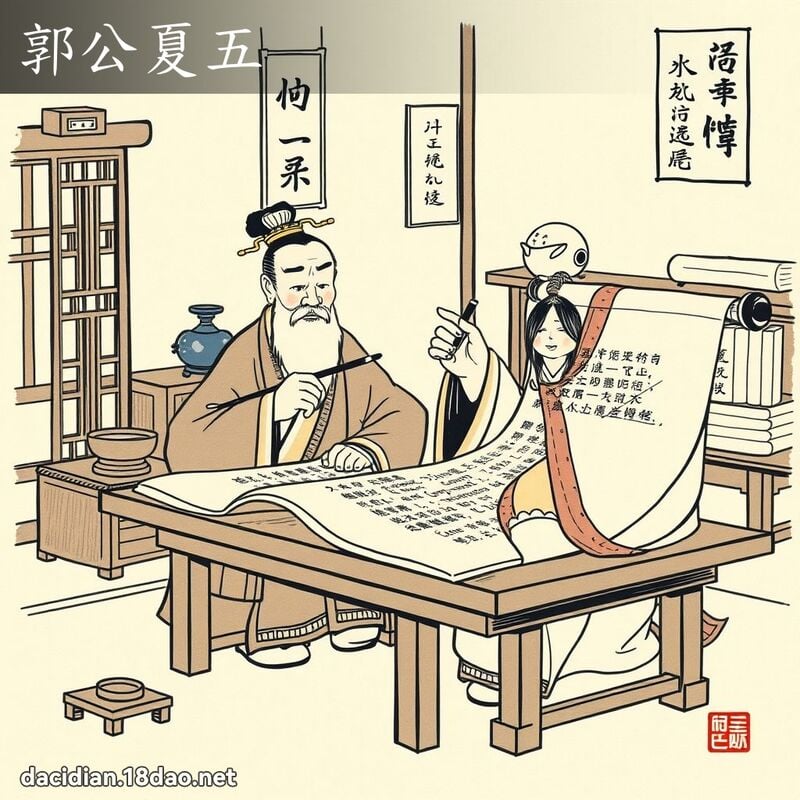 郭公夏五 配图