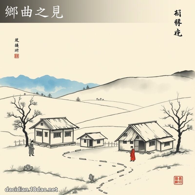 鄉曲之見 配图