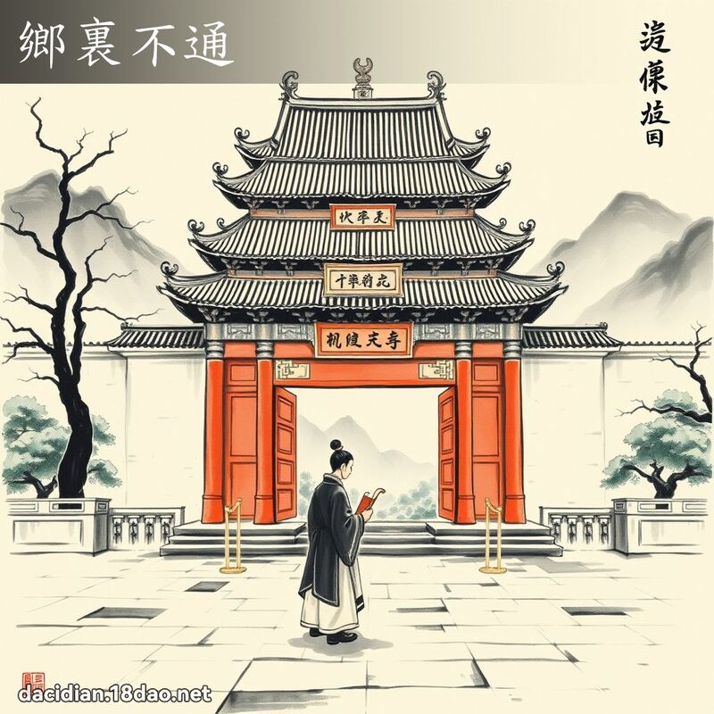 鄉裏不通 配图