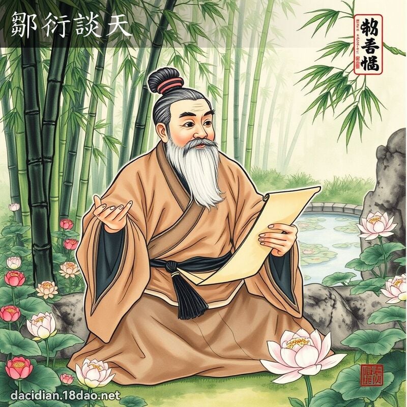 鄒衍談天 配图