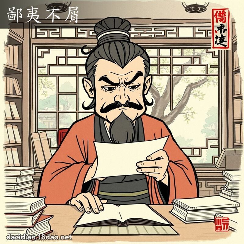 鄙夷不屑 配图