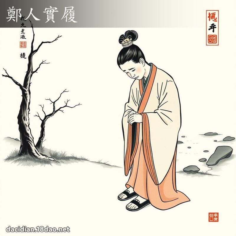 鄭人實履 配图