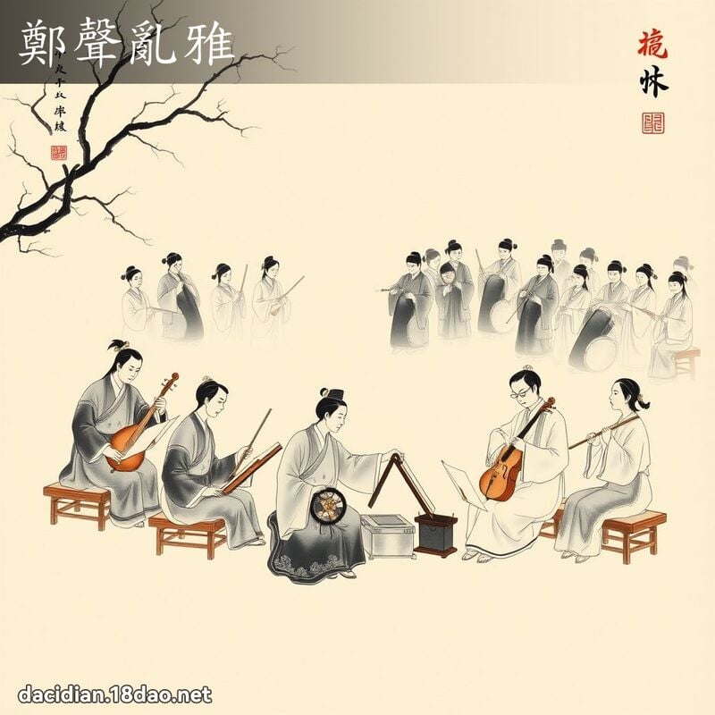 鄭聲亂雅 配图