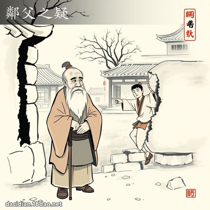 鄰父之疑 配图