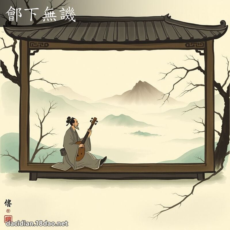 鄶下無譏 配图