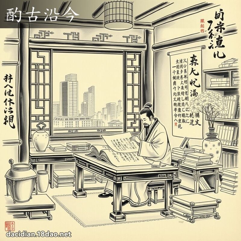 酌古沿今 配图