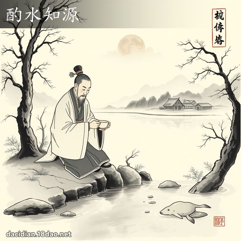 酌水知源 配图
