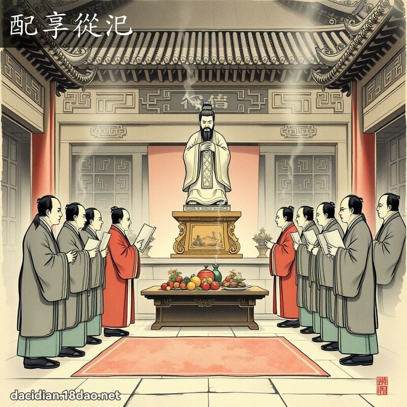 配享從汜 配图