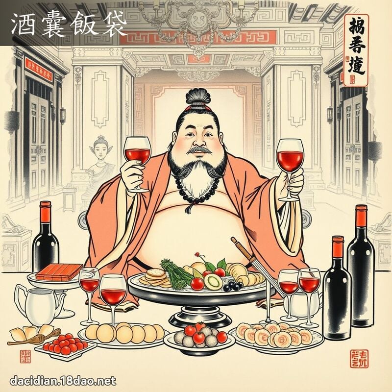 酒囊飯袋 配图