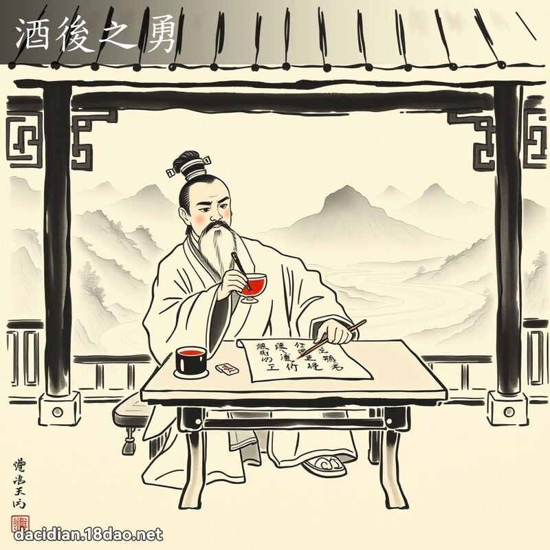 酒後之勇 配图
