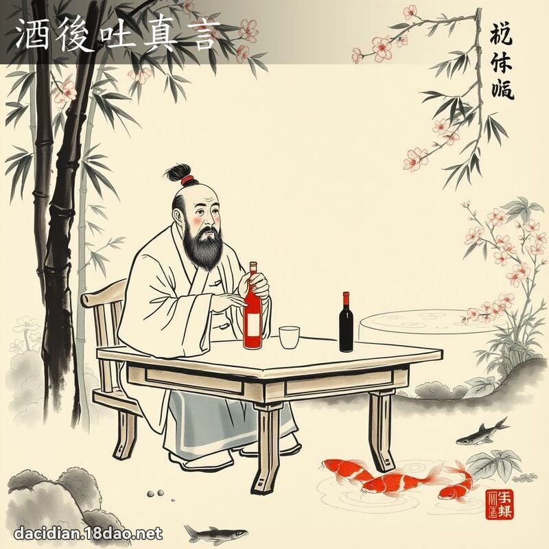 酒後吐真言 配图