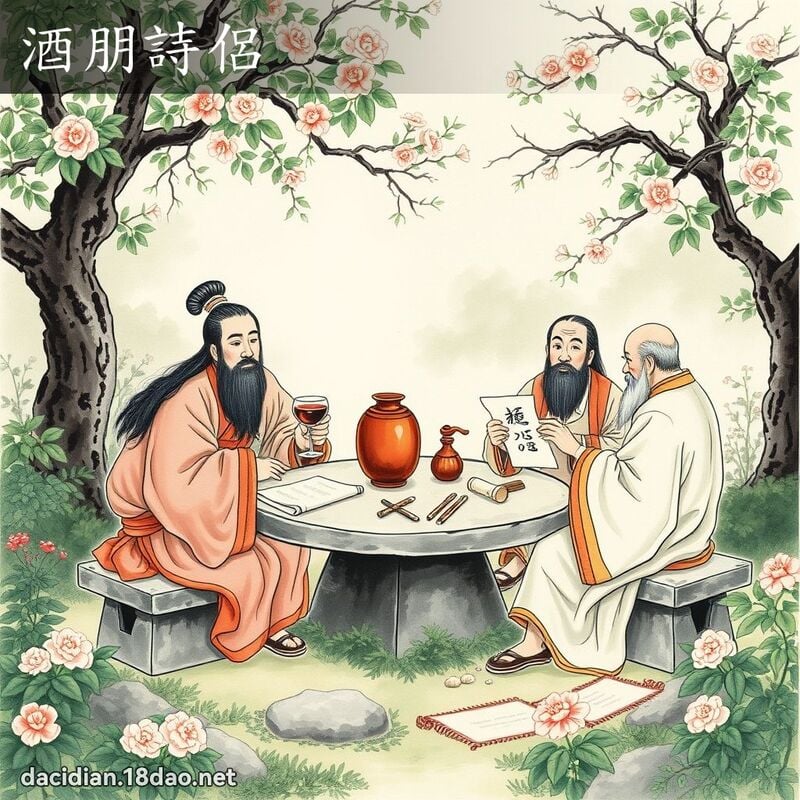 酒朋詩侶 配图