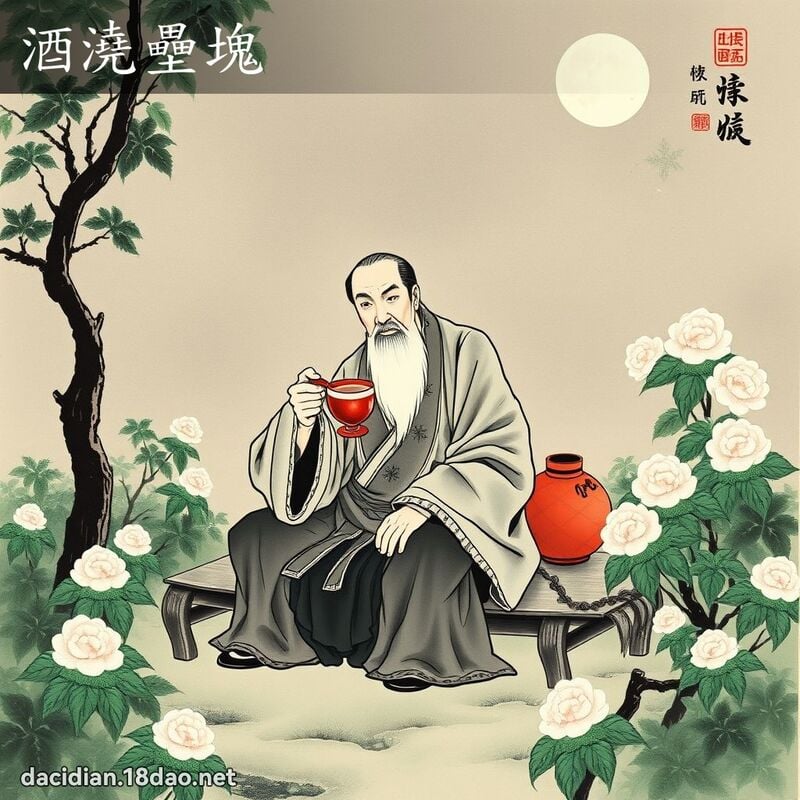 酒澆壘塊 配图