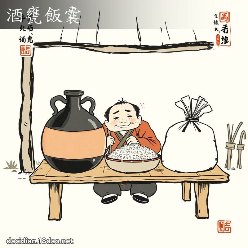 酒甕飯囊 配图