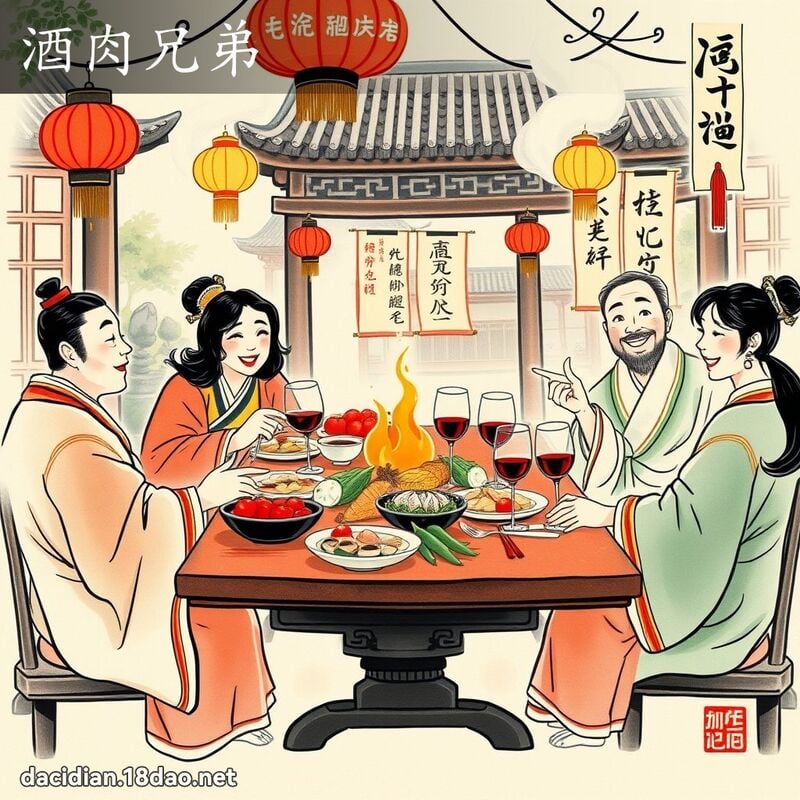 酒肉兄弟 配图