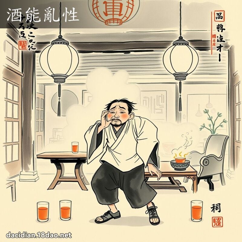 酒能亂性 配图