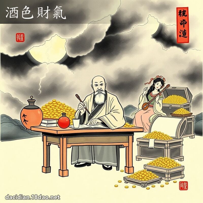 酒色財氣 配图