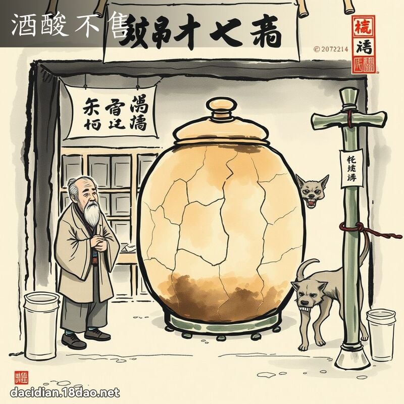 酒酸不售 配图