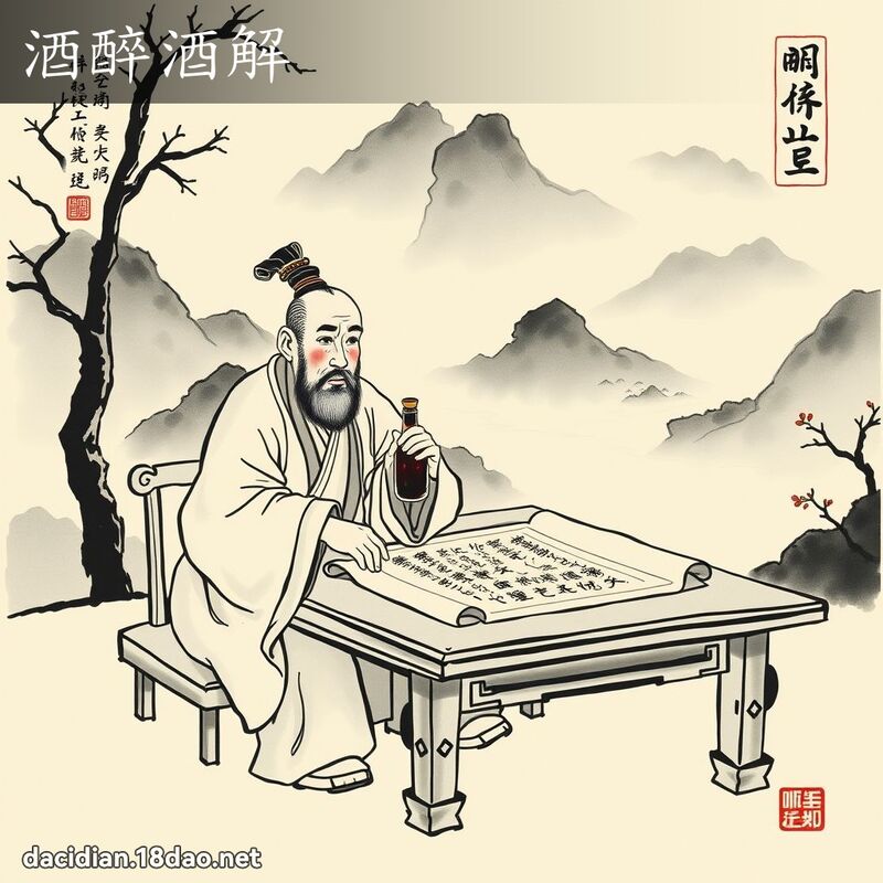 酒醉酒解 配图