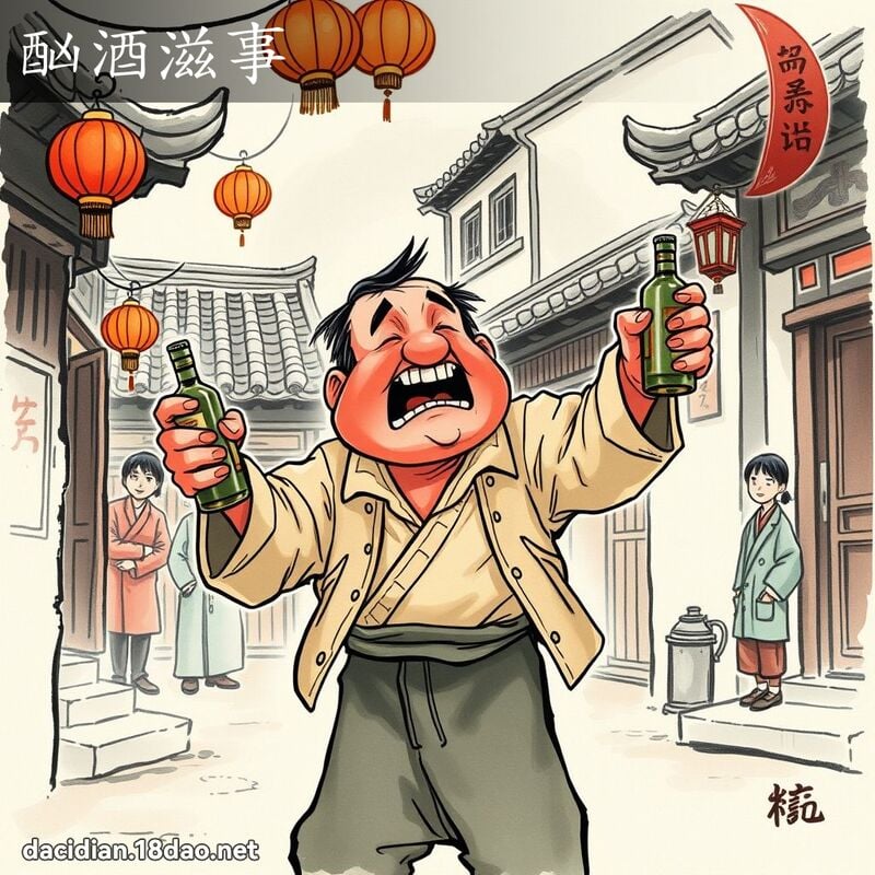 酗酒滋事 配图