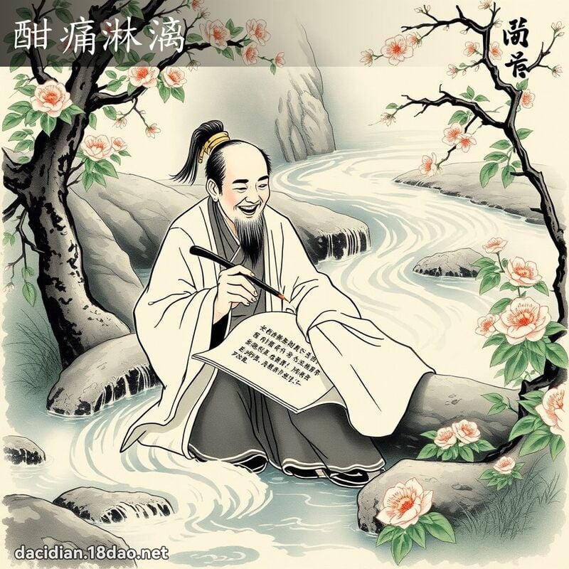 酣痛淋漓 配图