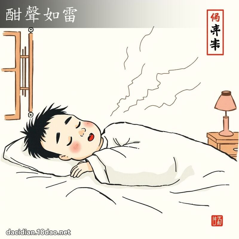酣聲如雷 配图