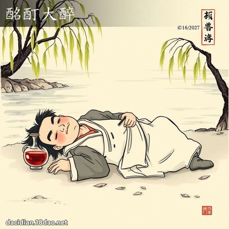 酩酊大醉 配图