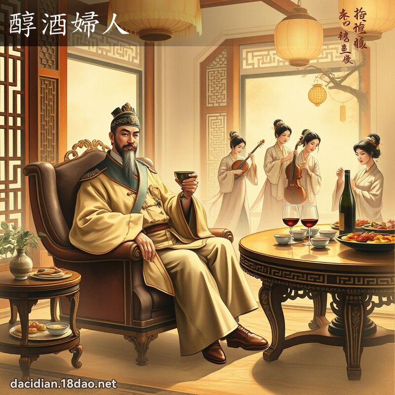 醇酒婦人 配图