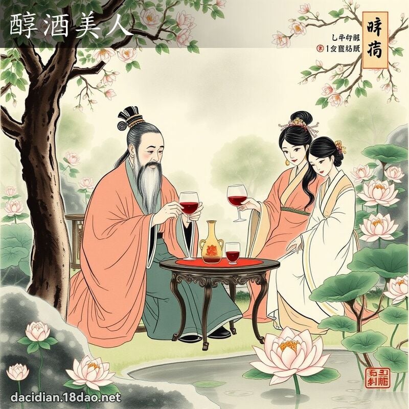 醇酒美人 配图