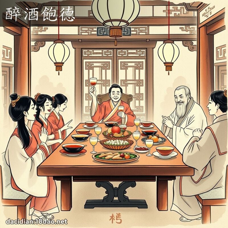 醉酒飽德 配图