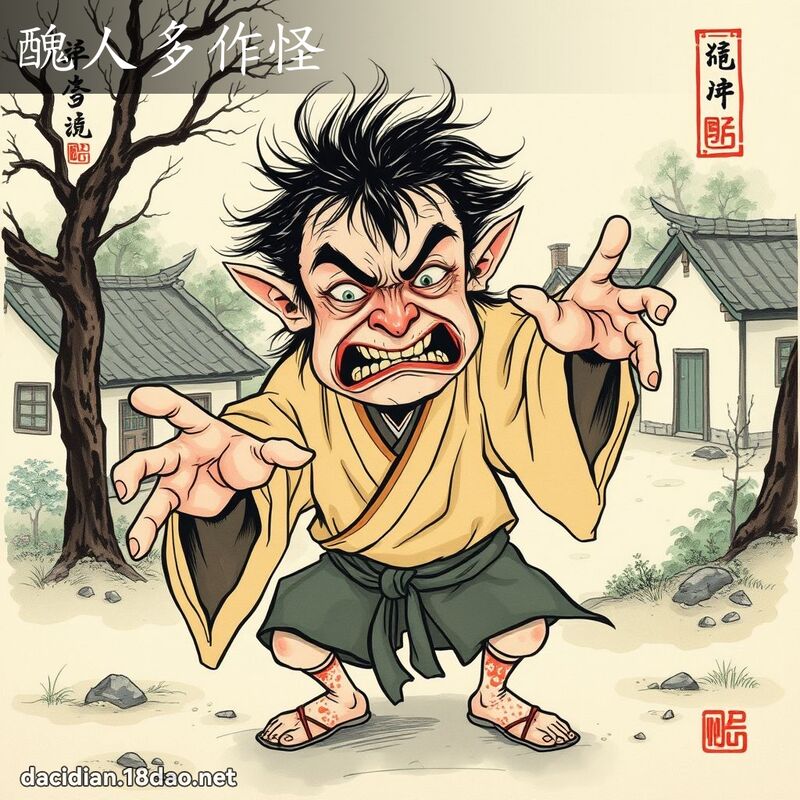 醜人多作怪 配图