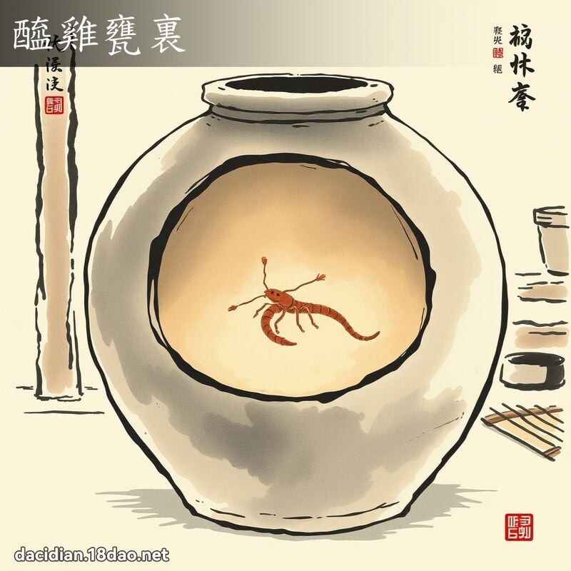 醯雞甕裏 配图