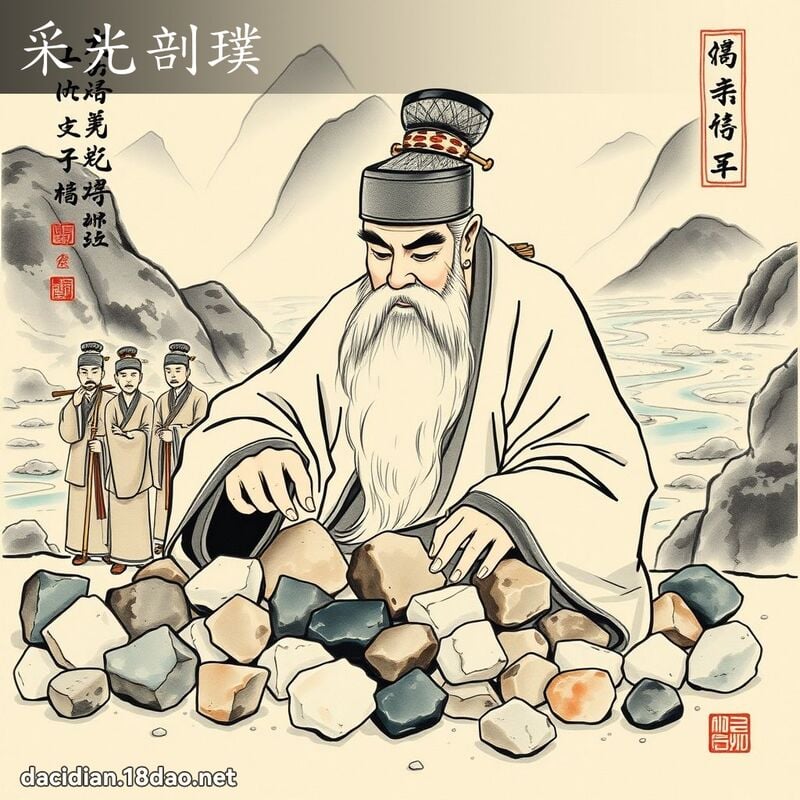 采光剖璞 配图