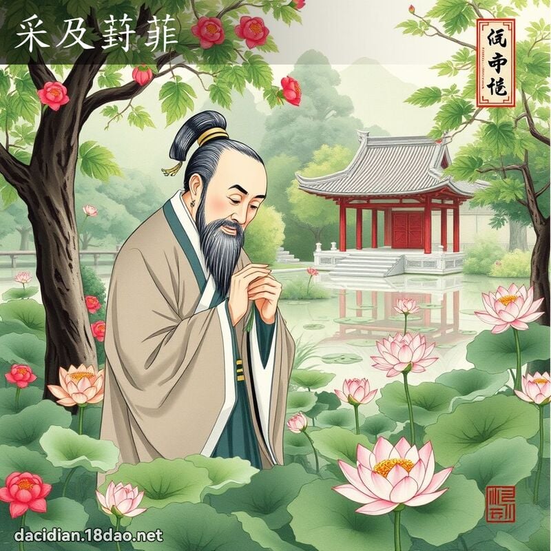 采及葑菲 配图