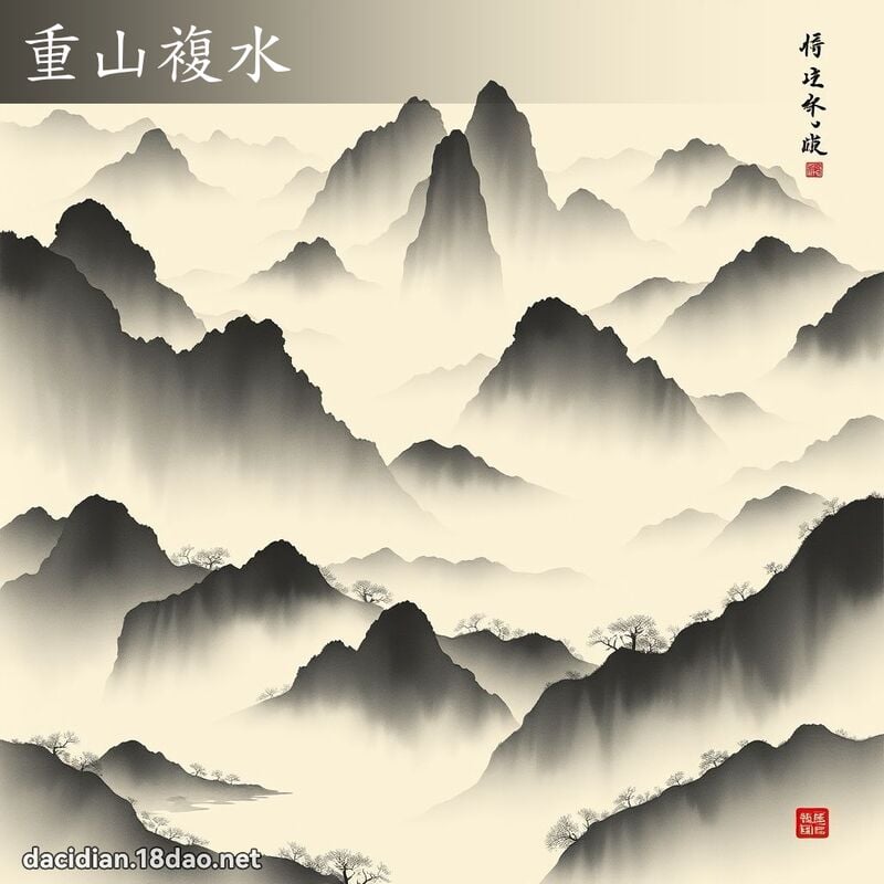 重山複水 配图