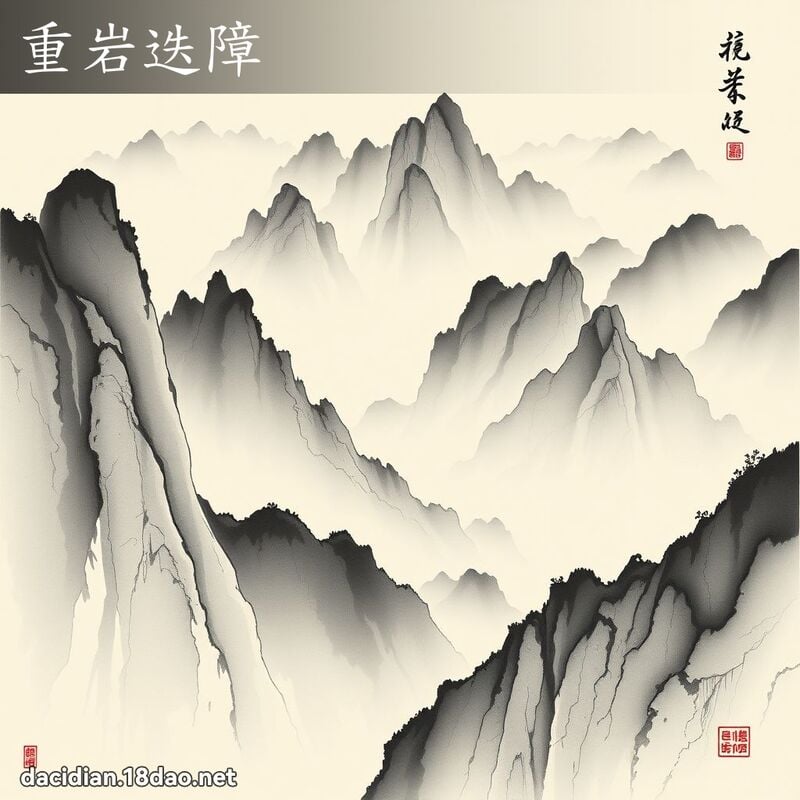 重岩迭障 配图
