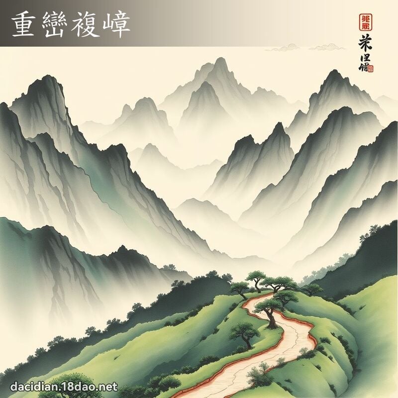 重巒複嶂 配图