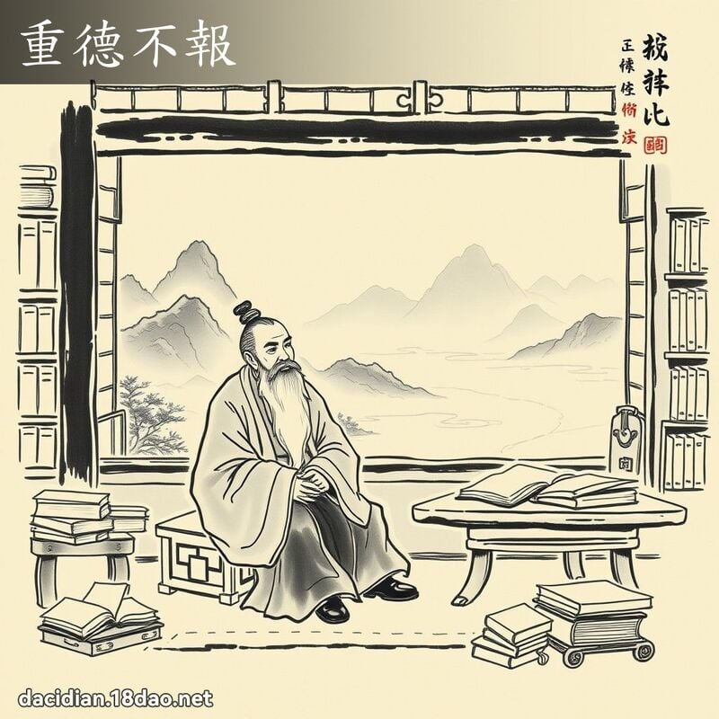 重德不報 配图