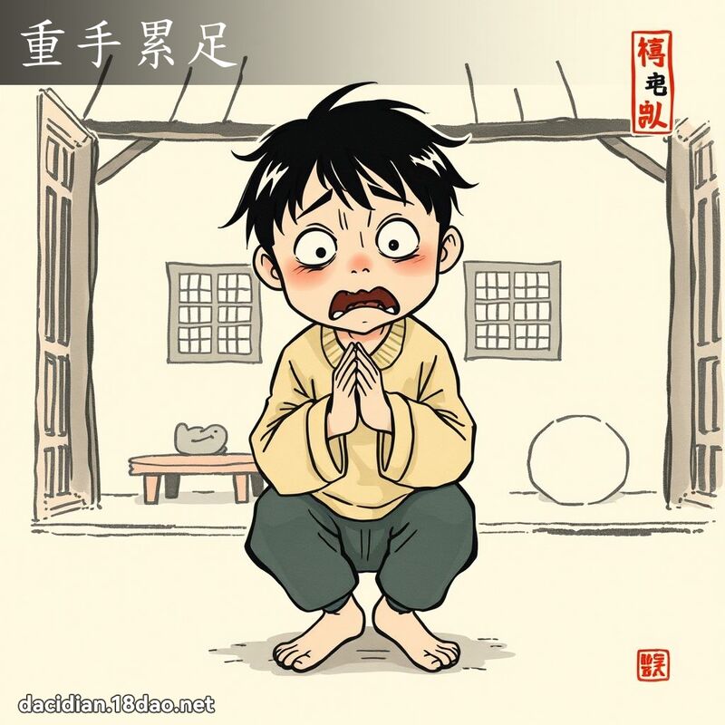 重手累足 配图