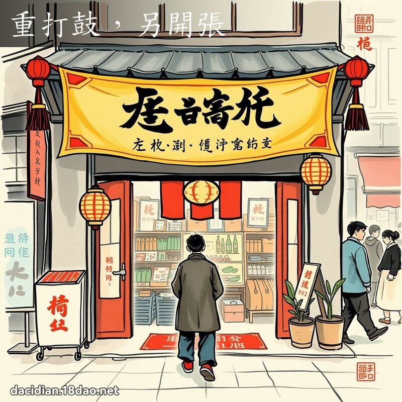 重打鼓,另開張 配图