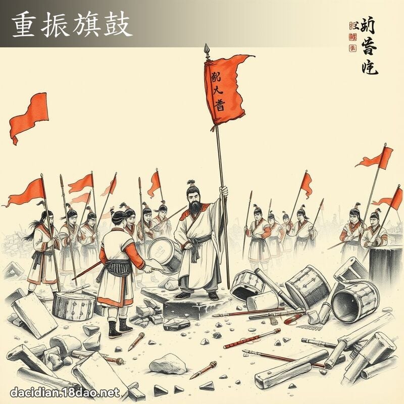 重振旗鼓 配图