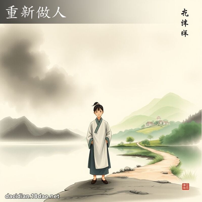 重新做人 配图