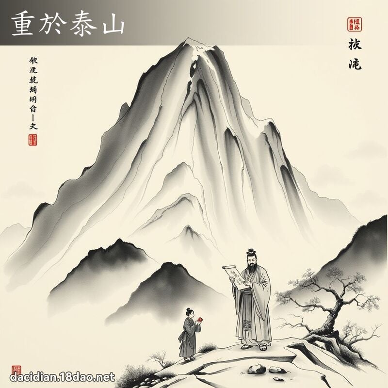 重於泰山 配图