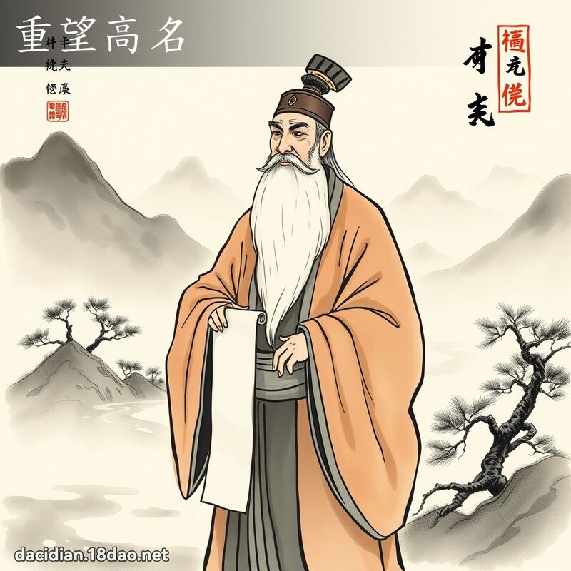 重望高名 配图