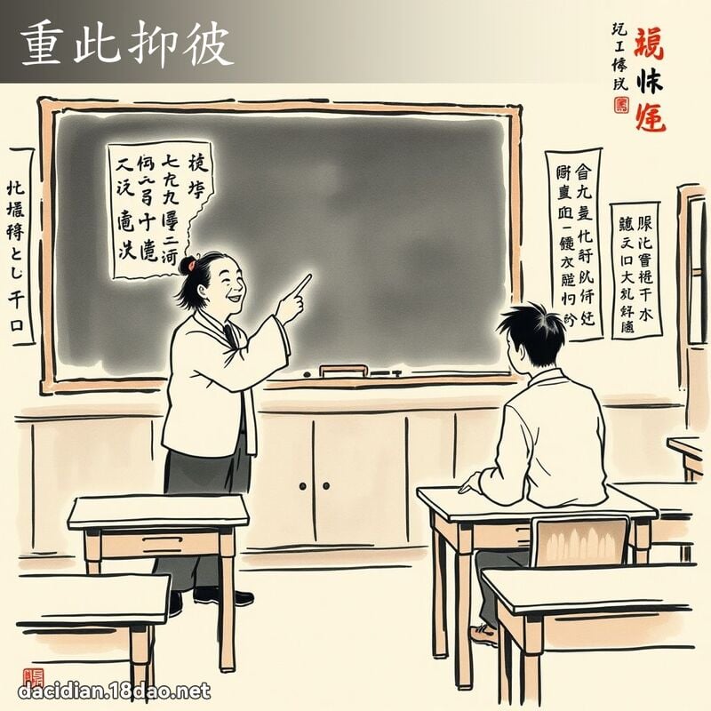 重此抑彼 配图