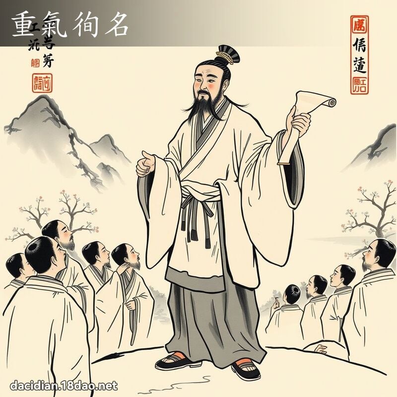 重氣徇名 配图