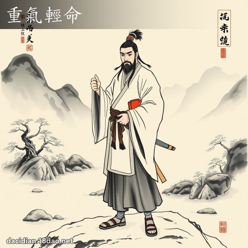 重氣輕命 配图